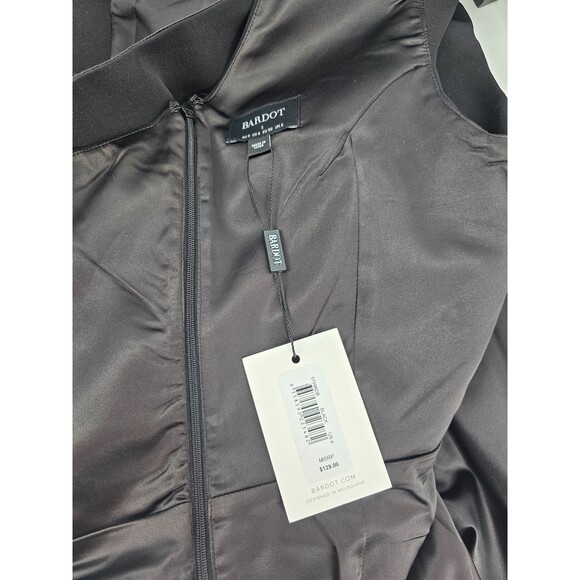 Bardot Aveline One Shoulder Cut Out Dress Black Small - Picture 8 of 11